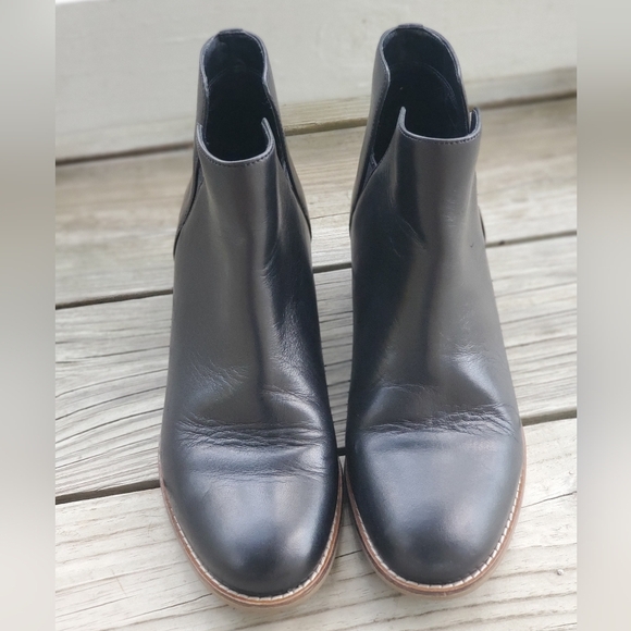 Cole Haan Black Leather Ankle Boots - Picture 8 of 9
